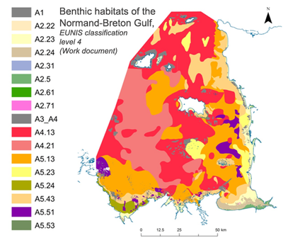 5 4 5 1   Habitat map